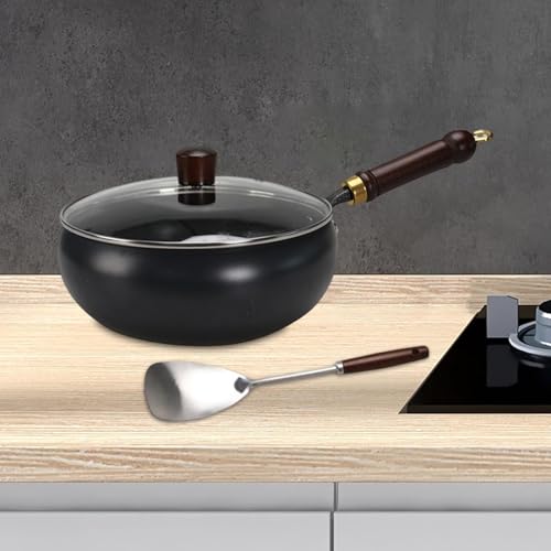 Wok de Hierro con Tapa y Espátula, 24 cm miniatura 6