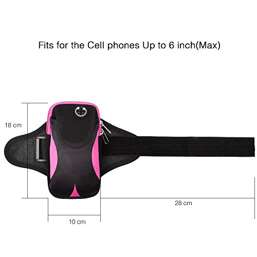 Cell Phone Carrying Case Armband Cover Running Sports Travel Case With Card, Keys Pocket For Google Pixel 7, Pixel 6A, Moto #TOP4