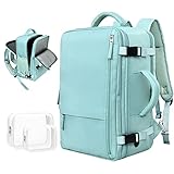Rinlist Travel Backpack for Men Women, TSA Friendly Carry-on Backpack Airline Approved, Anti Theft L