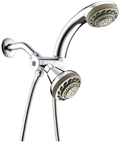 SS7020CCP 7 Function Handheld Shower and Showerhead Combo Kit, Chrome Plated Finish