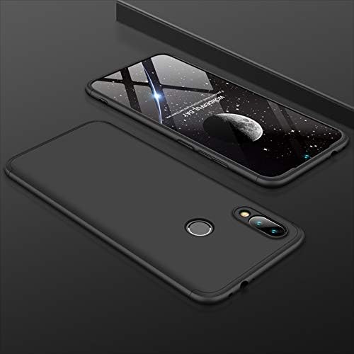 ZCHENG Xiaomi Redmi Note 7 /Redmi Note 7 Pro Case, Ultra-Thin PC Hard Shell Back Cover, [Three in One] Full Body Shockproof Non-Slip Cases Cover, Suitable for Redmi Note 7/7 Pro(Black)