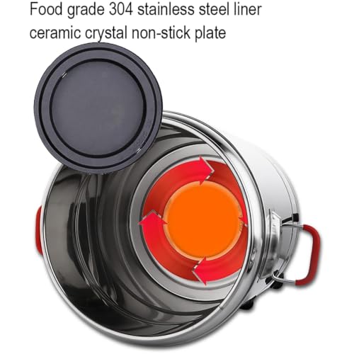 Urna de catering de 70L en acero inoxidable con termostato regulable 6