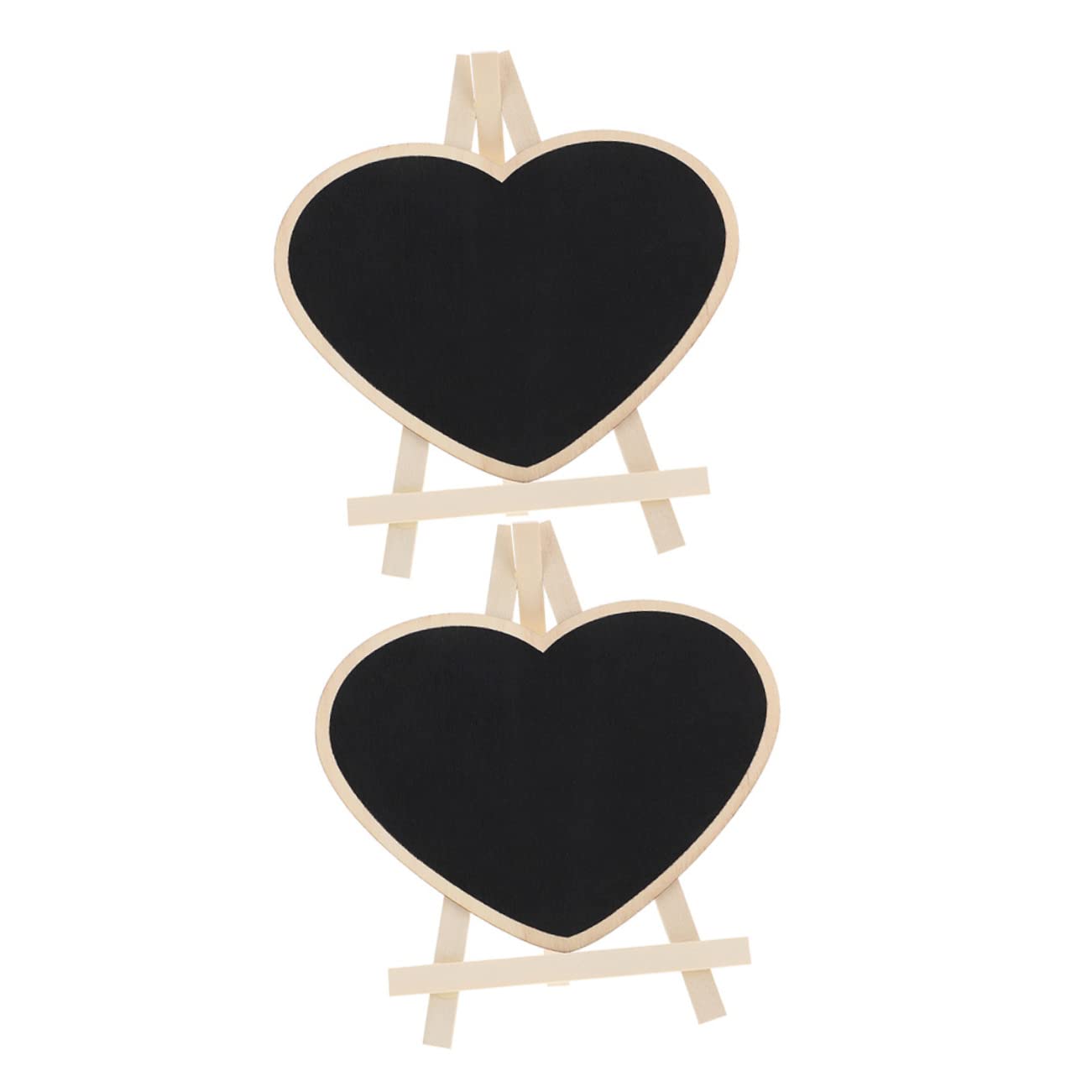 STOBOK 8stücke Herzförmige Kreidetafeln Mit Stand Kleine Wiederverwendbare Nachrichtentafeln Für Hochzeiten Partys Und Kreative Zeichnungen
