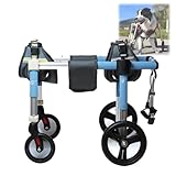 [CONFORT PERSONNALISABLE] Réglable en hauteur, largeur et longueur, il s'adapte parfaitement à votre animal, offrant une assistance à la marche ou un soutien complet des pattes arrière. La conception de ce fauteuil roulant pour chien privilégie la facilité d'assemblage, permettant une installation aisée aussi bien pour les petits animaux que pour les plus grands.