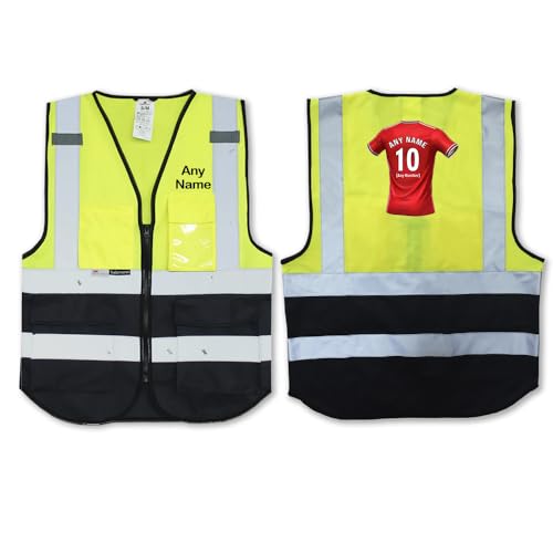 Gilet de sécurité rouge réfléchissant Salzmann style maillot de football sport