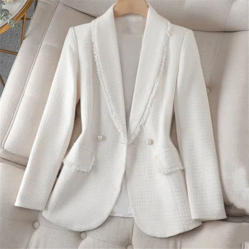 Women Blazer Jacket Autumn Winter Long Sleeve Blazer Coat Tops4