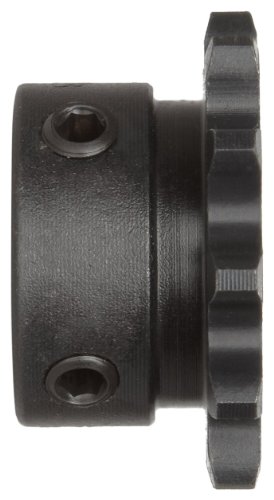 Martin Roller Chain Sprocket, Hardened Teeth, Bored-to-Size, Type B Hub, Single Strand, 35 Chain Size, 0.375" Pitch, 16 Teeth, 0.75" Bore Dia., 2.11" OD, 1.4688" Hub Dia., 0.168" Width