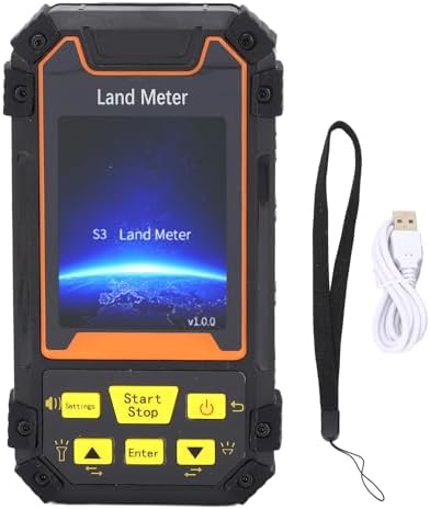 VBESTLIFE Land Surveying Equipment, Handheld GPS Land Meter, Professional GNSS Receiver Surveryor Tool with Color Screen, Live Voice Broadcast