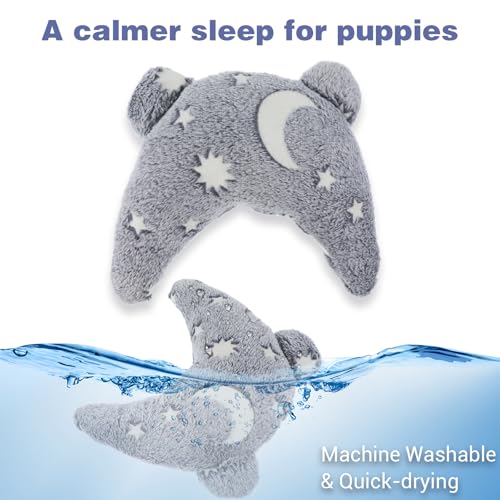 Ptwola Travesseiro para pescoço de cachorro, em forma de U, macio e fofo, brinquedo calmante para cã