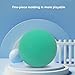 Qinlenyan Silent Ball Soft High Rebound Quiet Bounce Play Ball Noise Reduction Entertainment Kids Silent Ball Dribbling Indoor Green 24cm