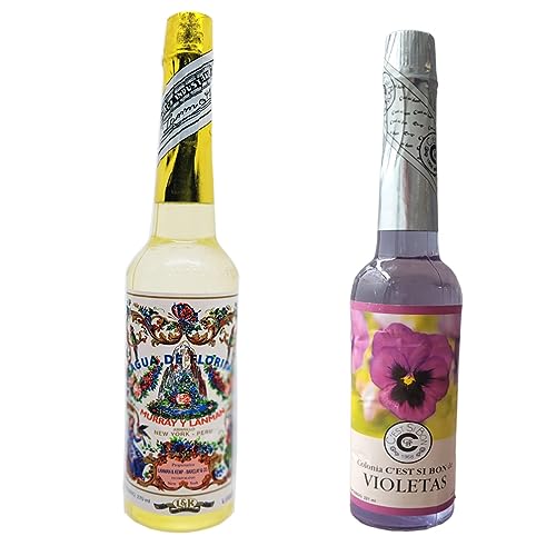 Pack de 1 Agua de Violeta + 1 Agua Florida Peruana | Set de Fragancias Violeta y Florida de 221 ml y 270 ml | Experiencia Aromática Doble