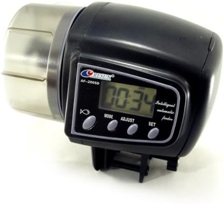 PPbean Small size LCD Automatic Auto Aquarium Tank Fish Food Feeder Feeding 4 Times Timer