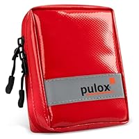 PULOX Medizinisches Ampullarium (leer) - Kleine, stabile Ampullentasche für Medikamente und Fläschchen - Für bis zu 7 Ampullen (12 x 8 x 4 cm)