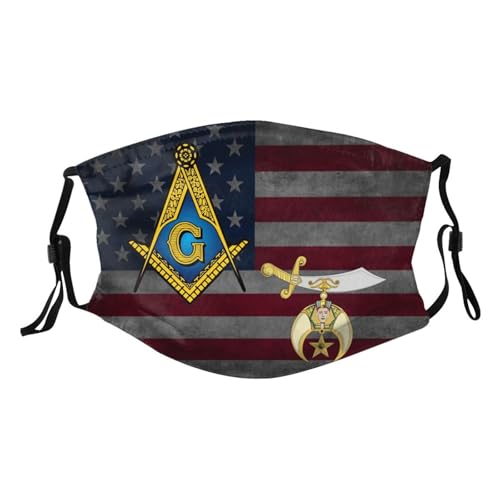 Masonic Shriner Split Adult Dust Mask Adjustable Dust Face with 2 Filter40