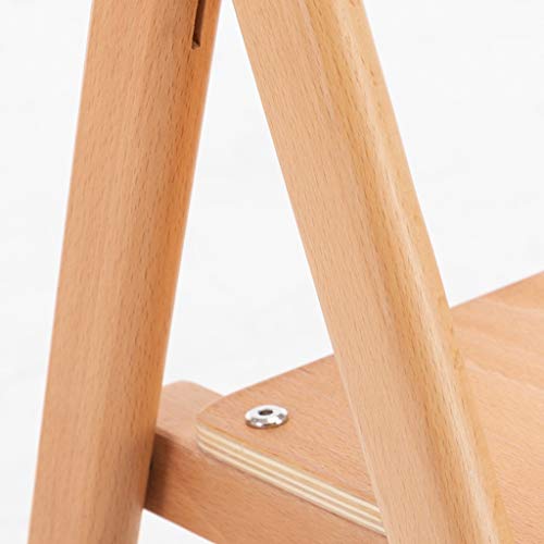 Walnut Wood Color Solid Wood Folding Chairs Wedding Patio Garden Furniture Compact Space Saving Portable #TOP4