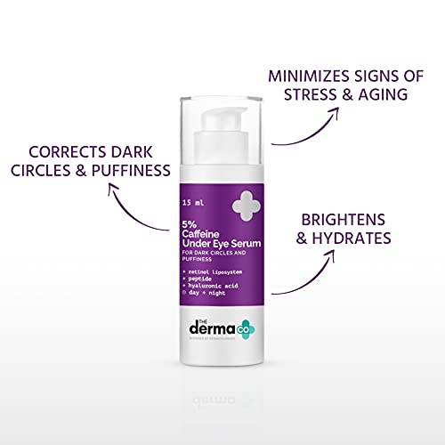 The Derma Co 5% Caffeine Under Eye Serum 15g - Image 4