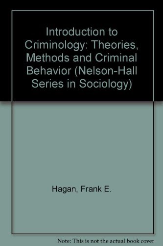Introduction to Criminology: Theories, Methods,... 0830413510 Book Cover