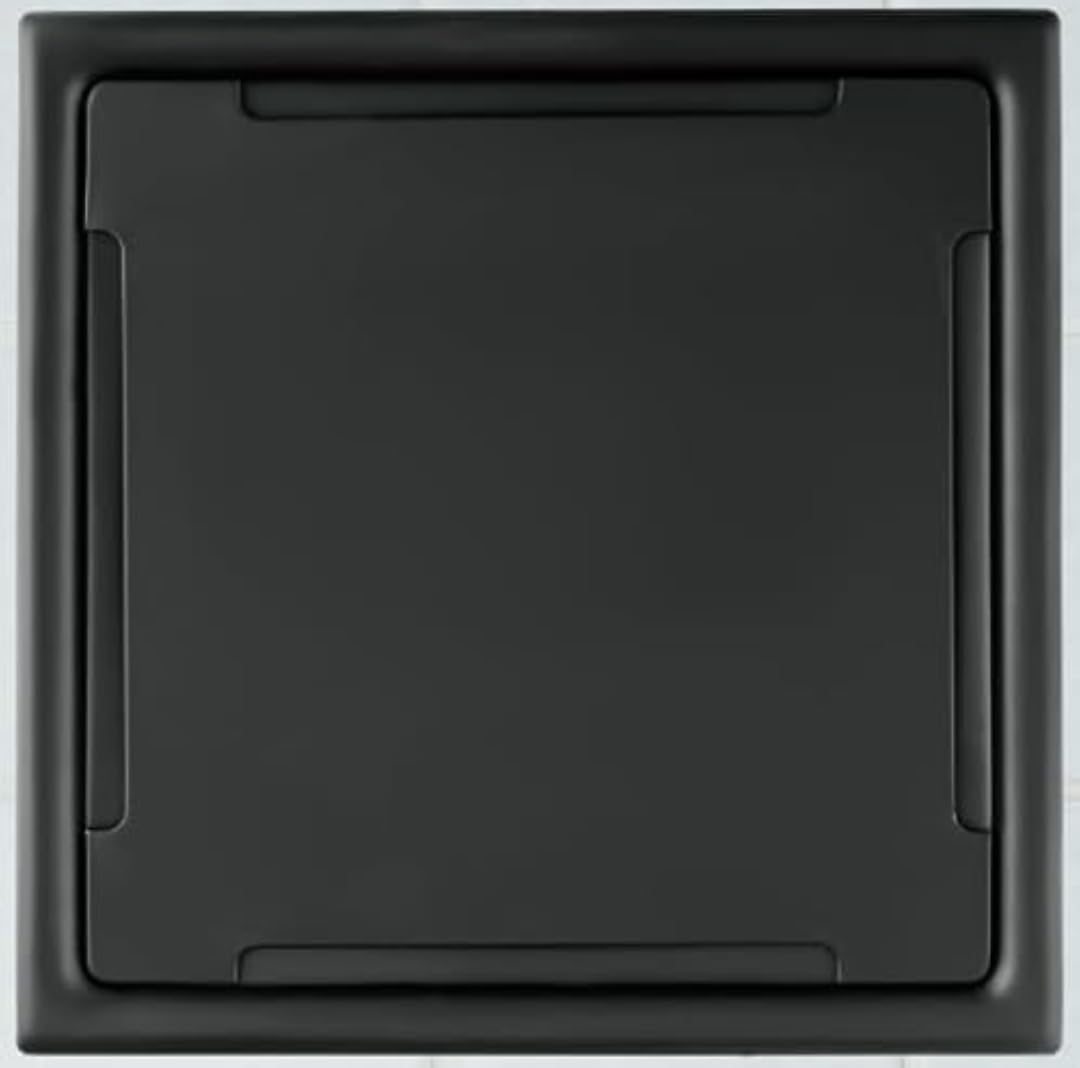 Pk&B Square Stainless Steel Water Drain/Plain Jali Floor Drainer with Cockroach Trap for Kitchen and Bathroom - Corrosion-Resistant, Rust-Free, Durable (Square Grating/Matt Black) (5 x 5 inch). (B0D2W1JW5S) Amazon Price History, Amazon Price Tracker