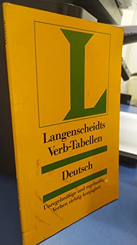 Langenscheidts Verb Tabellen (German Edition)