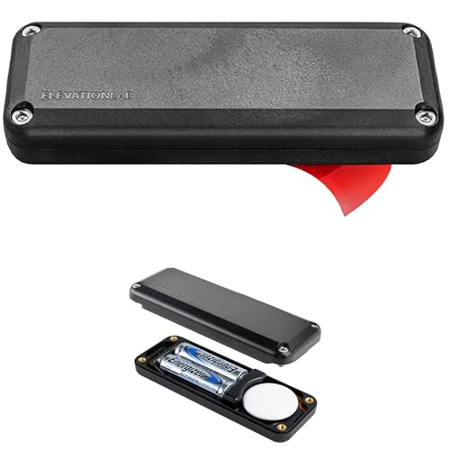 Elevation Lab AirTag 10-Year Extended Battery | Adhesive Mount | Uses AA Batteries - 14x More Capacity Than CR2032 | TimeCapsule | Waterproof, CR 2032 Battery Replacement