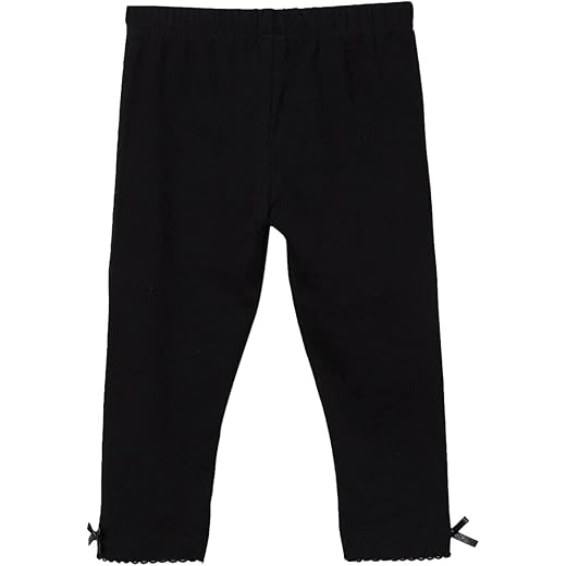 Girls Mid Rise Solid Leggings