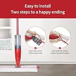 5 Pack Microfiber Mop Refills - Spray Mop & Flat Mop Replacement Pads | Mop Heads Replacements Compatible with ProMist MAX, Washable & Reusable Mop Refills - Image 2