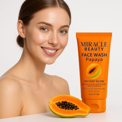 Miracle Beauty Papaya Face Wash For Oily Skin 60g