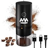 Portable Coffee Grinder Electric, Burr for Beans, Spices and More, Coffee Bean Grinder Small for Cam