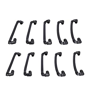 Plastic Swing Joints, 10PCS G 1/2 Male Thread Rotatable Height Adjustable Support Arm Sprinkler Fittings Professional Lawn Irrigation Tool 13.4×2.0in