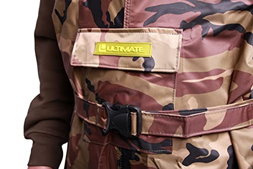 Ultimate Camo Waadpak - Maat 44 - Waterdicht Nylon pak met PVC laarzen - Camouflage Print - Image 3