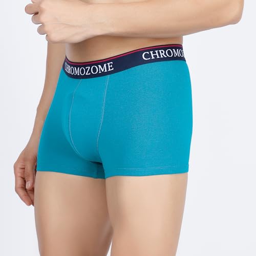 Image of Chromozome Mens Cotton-Stretch Trunks (Pack of 2)