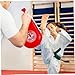 Jorzer Kick Pad Taekwondo Kick Pad Training Equipment Kicking Target Pad EVA Kick Pad Boxing Pads Karate Martial Arts Striking Pad for Kids Youth Adult Red.