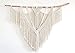 CBXSF Gran Pared Colgante Macramé,90x80cm Madera Flotante Natural Decoración de Paredes Bohemias Tapiz de Macramé Encima de la Cabecera Decor de Boda de Macramé