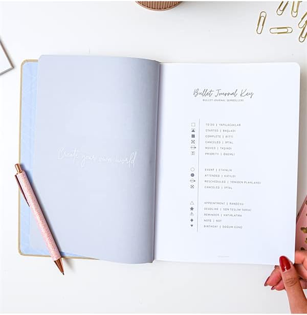Le Color 17X24 Keten Noktalı Bullet Journal Defter Koala