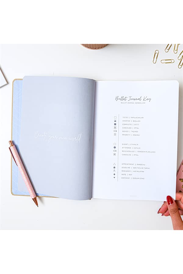 Le Color 17X24 Keten Noktalı Bullet Journal Defter Koala