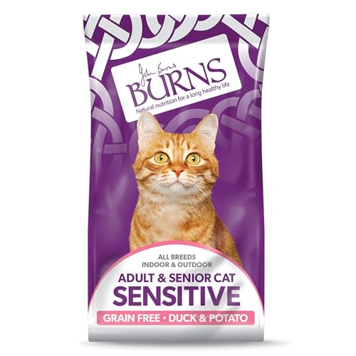 Burns Pet Nutrition Cat Food Sensitive Duck and Potato Grain Free 1.5 kg