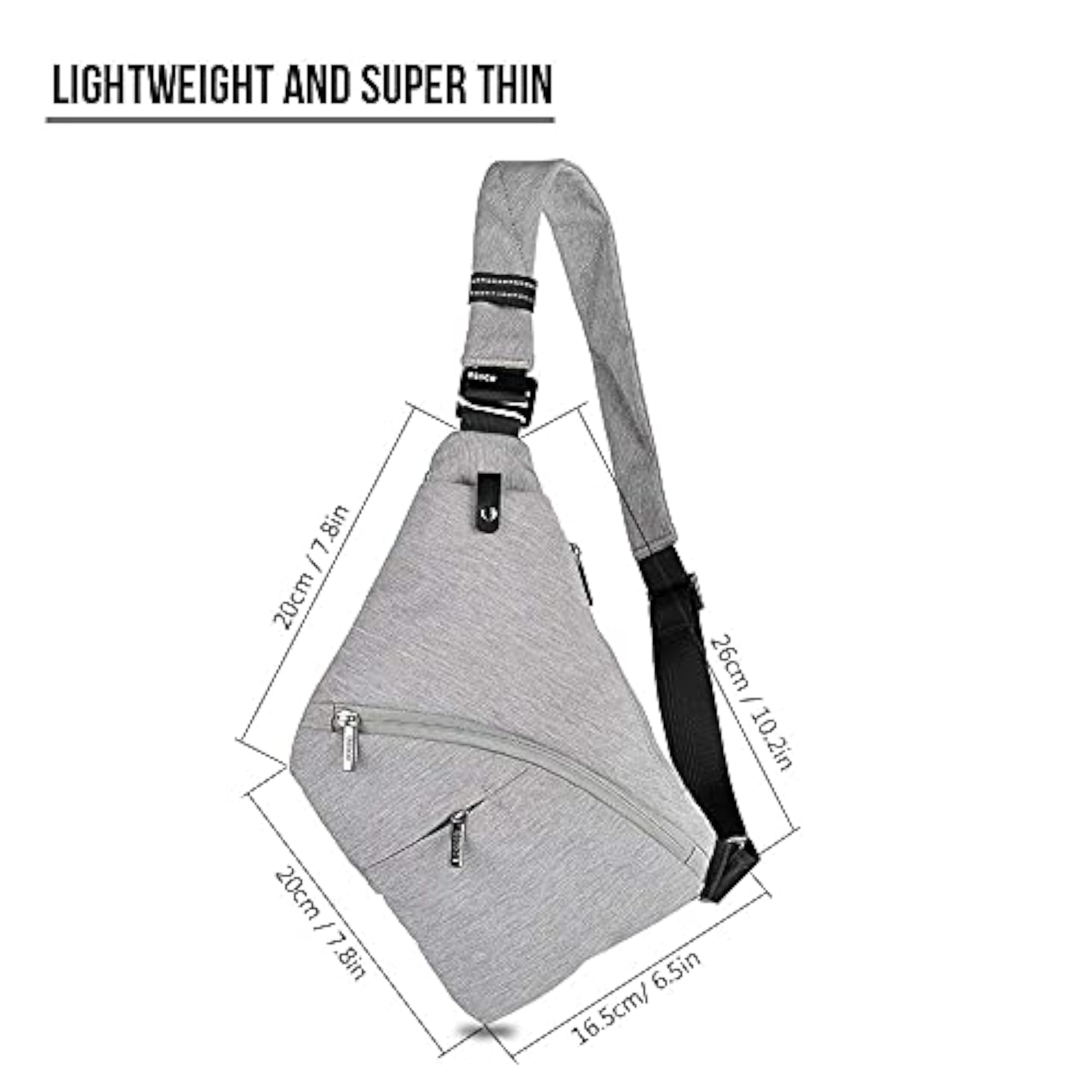 Imported Sling Bag Male Front Cross Body Bag