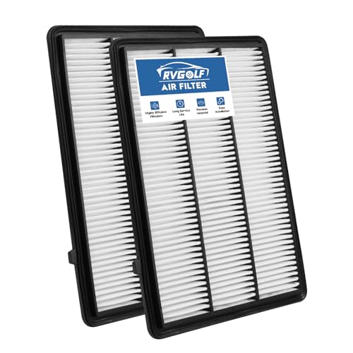 Image of 2PCS Engine Air Filter Fit for 2019-2025 Infiniti QX50(2.0L), 2022-2025 QX55 Air Filter Replacement Engine Filter Automotive Accessories# 165465NA1C CA12954 PA99486