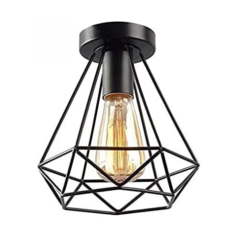 Metal Pendant Light, Bathroom Light, Bedroom Light, Aisle Light, Hallway Light, DIY Minimalist Style E27 Cover