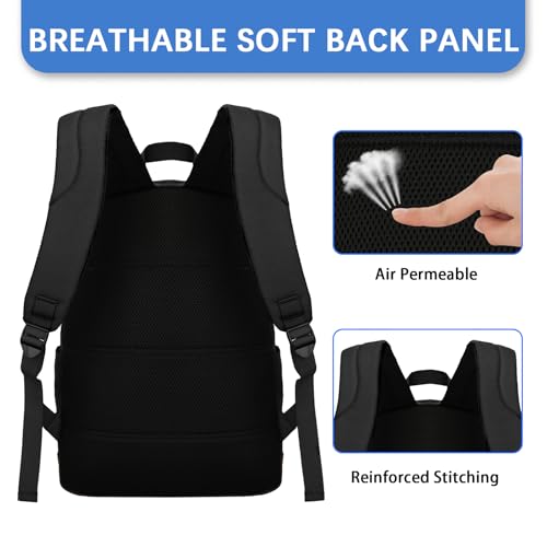 Mochila para hombre y mujer Goloni resistente al agua miniatura 3