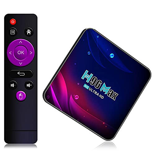 Xilibod H96Max V11 Android 11.0 TV Box 2GB RAM 16GB ROM Penta-Core Mali-450 GPU RK3318 Quad-Core 64bit CPU H.265 4K VP9 Decoder 2.4G/5G WiFi BT4.0 Smart TV Box - Model No.: H96max V11 2GB 16GB