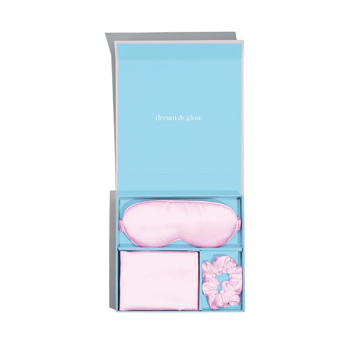 Silver Cloud Pink Satin Giftset Infused with Silver Ions, One Colour, Women