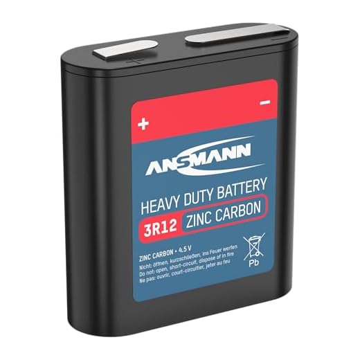 ANSMANN Batteria di Zinco Carbone 4.5V - 3R12