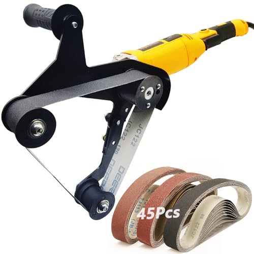 Image of Hangjiatool Pipe Tube Polisher Sander,1280W High-Power Industrial Grade Pipe Belt Sander with 6 Variable Speeds,Professional Polishing Tools for Grinding, Polishing,and Rust Removal.