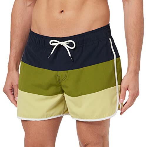 G-Star Raw Carnic Color Block Badeshorts, Trajes De Baño Para Hombre, Azul Salute D22964-A505-C742 , L