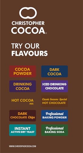 Image of Christopher Cocoa Hot Cocoa Premix (Instant Hot Chocolate) 3 Sachets | 90 Gm