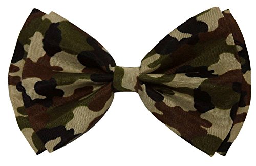 Coool Bow Tie Green Military Camouflage 4.3 inches