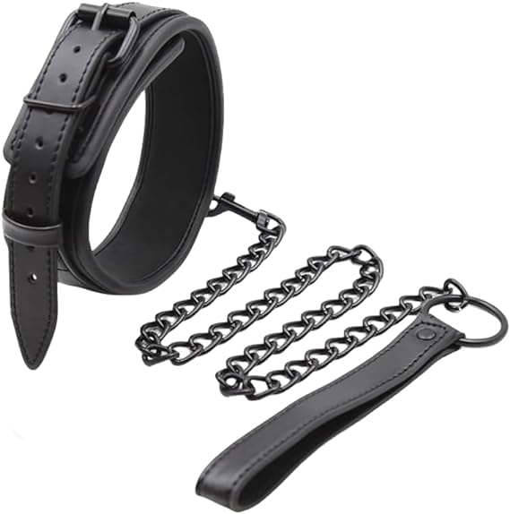 Collier à cordon en cuir noir tendance sombre à nœuds ajustables