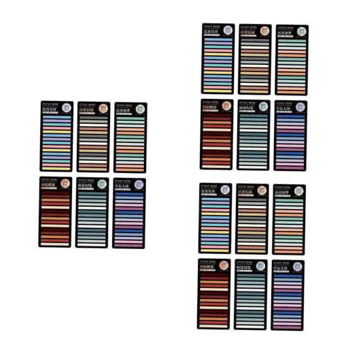 Onglets adhésifs colorés pour ne plus perdre vos pages : marqueurs de page translucides de notes