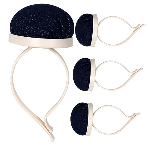 HOODANCOS Wrist Pin Cushions Set of 4 Sewing Needle Container Wristband Lightweight and Portable for Quilting and Crafting